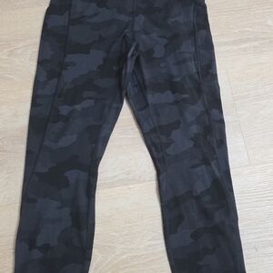 lululemon athletica Black Camo Leggings